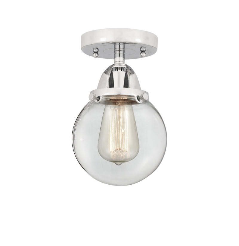 Innovations 288-1C-PC-G202-6 One Light Semi-Flush Mount, Polished Chrome