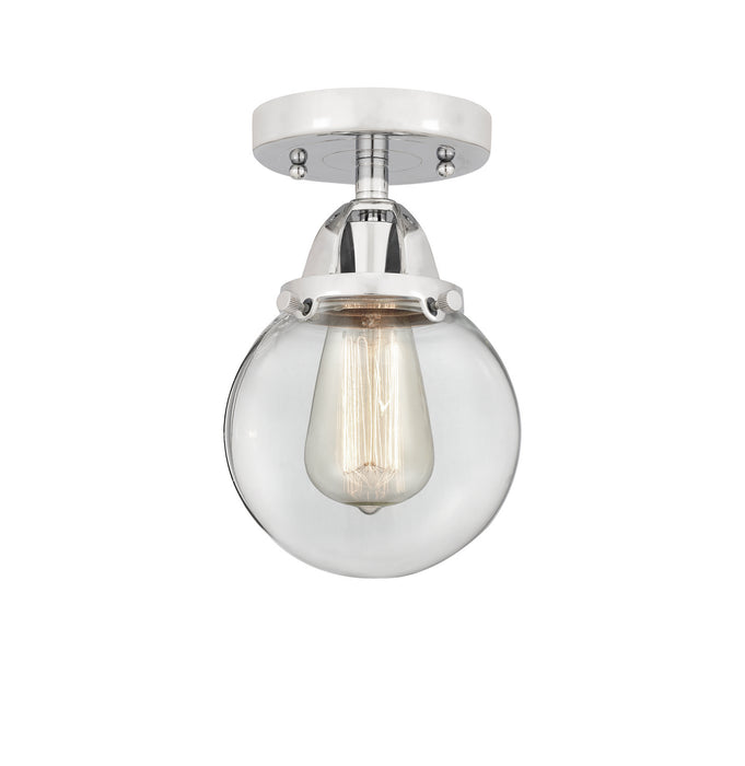Innovations 288-1C-PC-G202-6 One Light Semi-Flush Mount, Polished Chrome