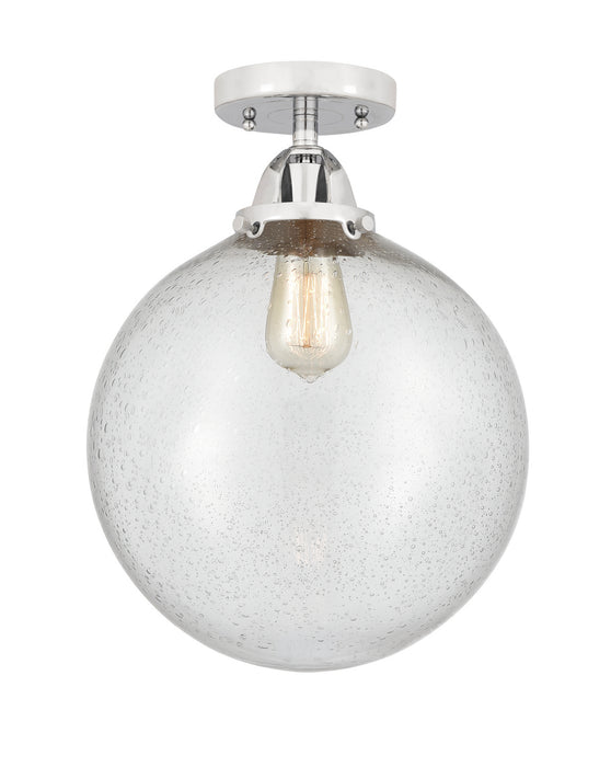 Innovations 288-1C-PC-G204-12 One Light Semi-Flush Mount, Polished Chrome