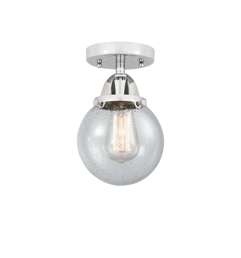Innovations 288-1C-PC-G204-6 One Light Semi-Flush Mount, Polished Chrome