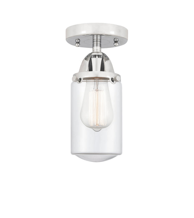 Innovations 288-1C-PC-G312 One Light Semi-Flush Mount, Polished Chrome