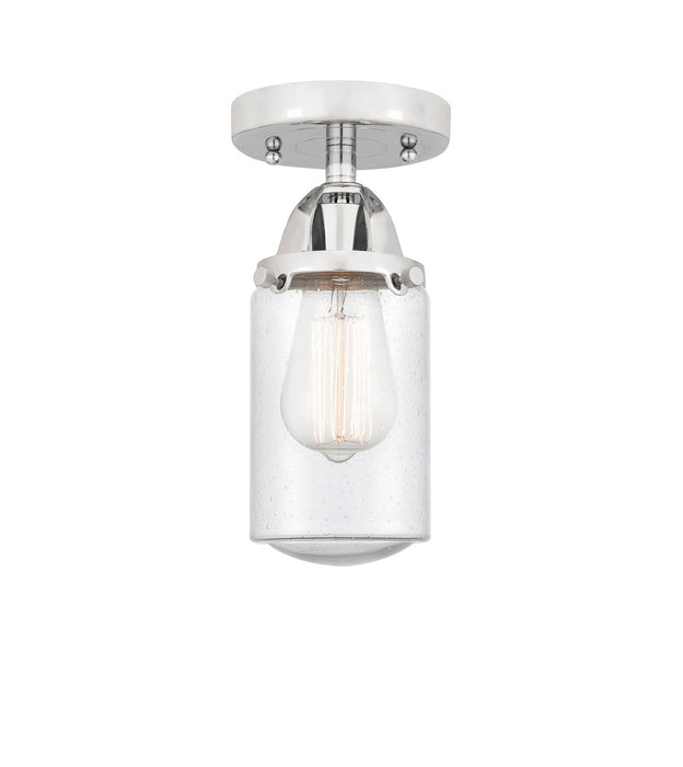 Innovations 288-1C-PC-G314 One Light Semi-Flush Mount, Polished Chrome
