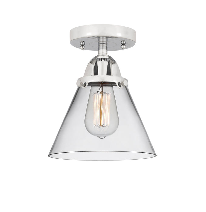 Innovations 288-1C-PC-G42 One Light Semi-Flush Mount, Polished Chrome