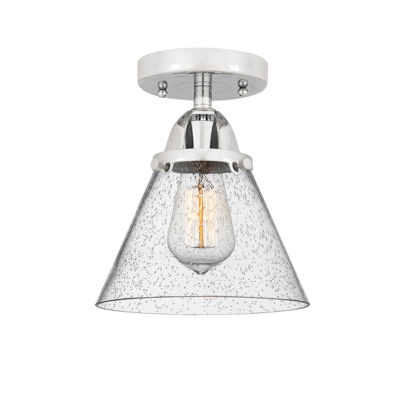 Innovations 288-1C-PC-G44 One Light Semi-Flush Mount, Polished Chrome