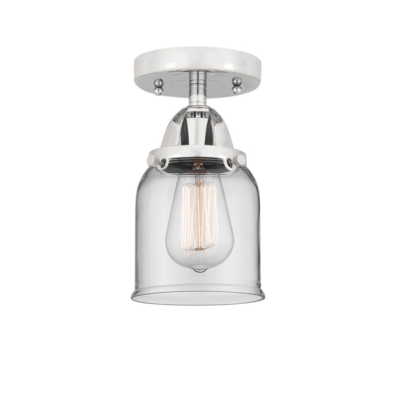 Innovations 288-1C-PC-G52 One Light Semi-Flush Mount, Polished Chrome