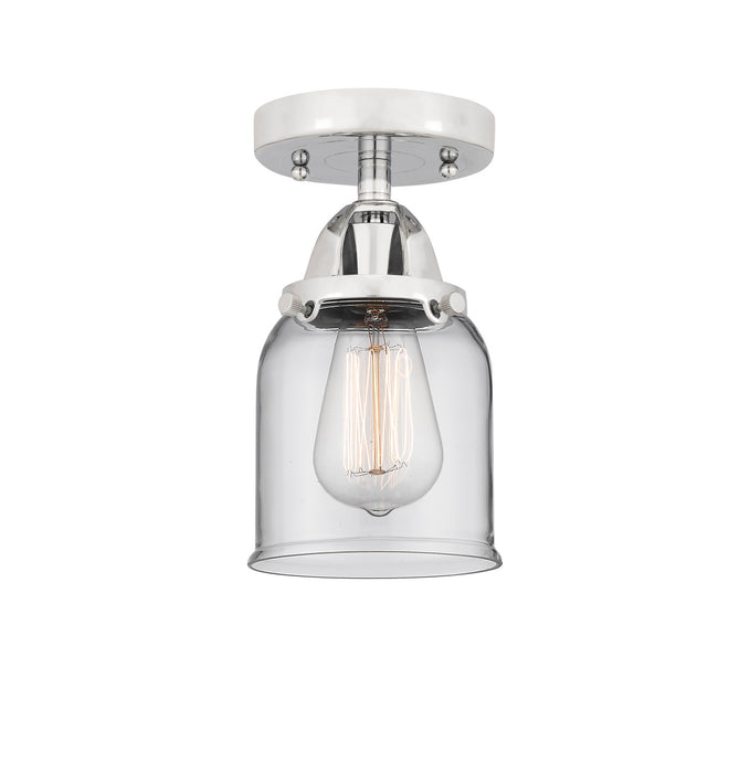 Innovations 288-1C-PC-G52 One Light Semi-Flush Mount, Polished Chrome