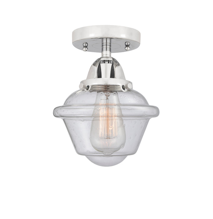 Innovations 288-1C-PC-G534 One Light Semi-Flush Mount, Polished Chrome