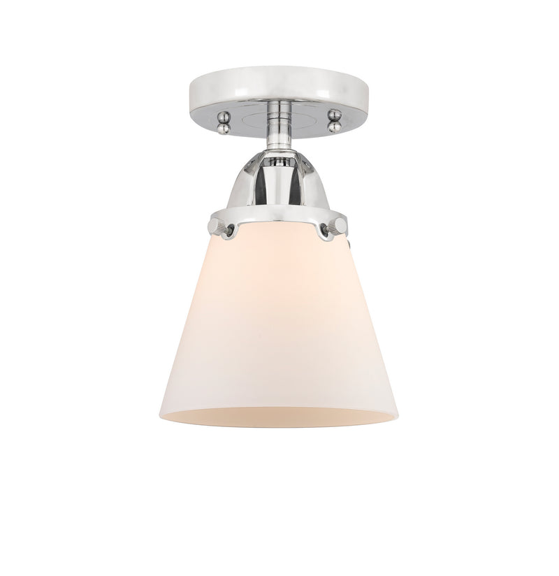 Innovations 288-1C-PC-G61 One Light Semi-Flush Mount, Polished Chrome