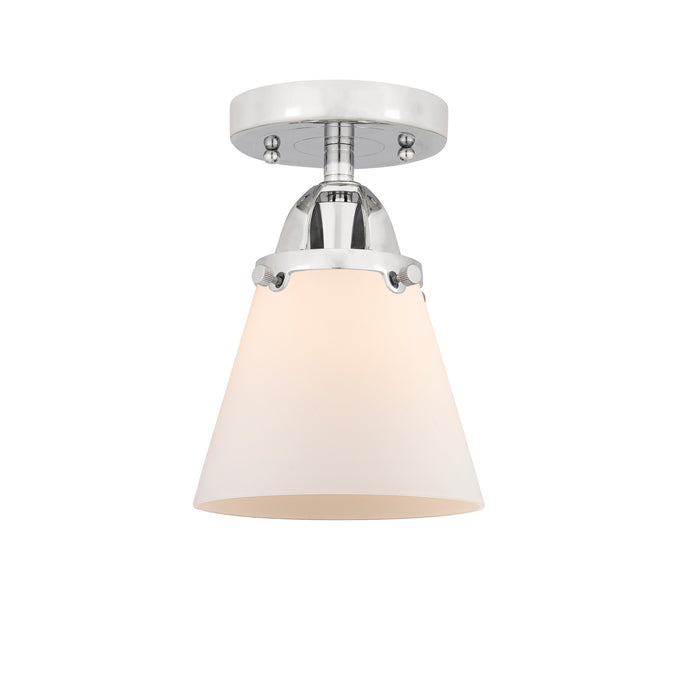 Innovations 288-1C-PC-G61 One Light Semi-Flush Mount, Polished Chrome
