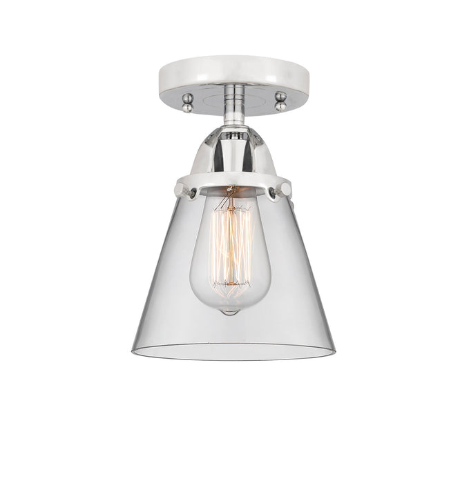 Innovations 288-1C-PC-G62 One Light Semi-Flush Mount, Polished Chrome