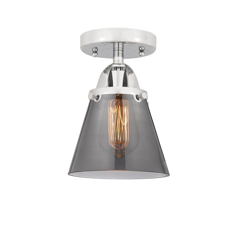 Innovations 288-1C-PC-G63 One Light Semi-Flush Mount, Polished Chrome