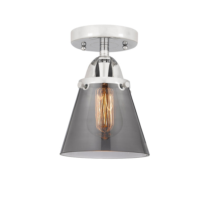 Innovations 288-1C-PC-G63 One Light Semi-Flush Mount, Polished Chrome