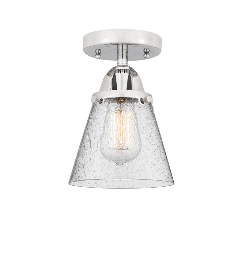 Innovations 288-1C-PC-G64 One Light Semi-Flush Mount, Polished Chrome