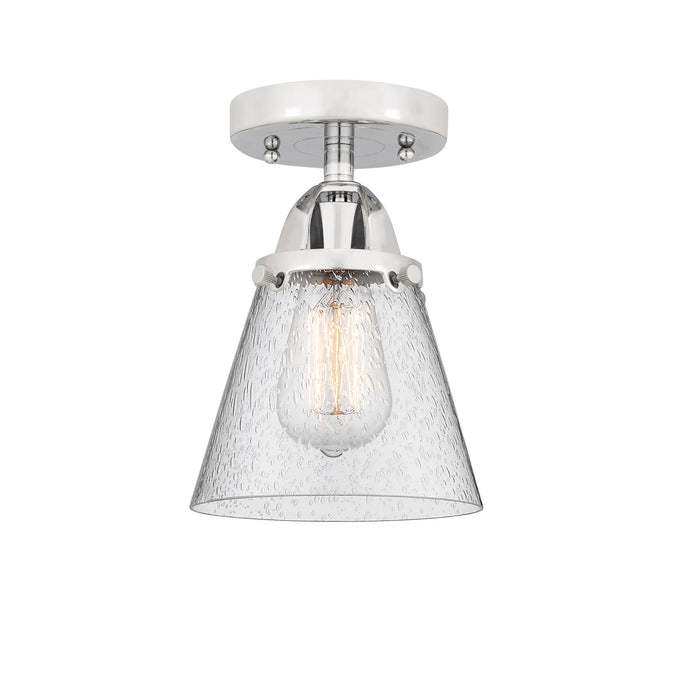 Innovations 288-1C-PC-G64 One Light Semi-Flush Mount, Polished Chrome