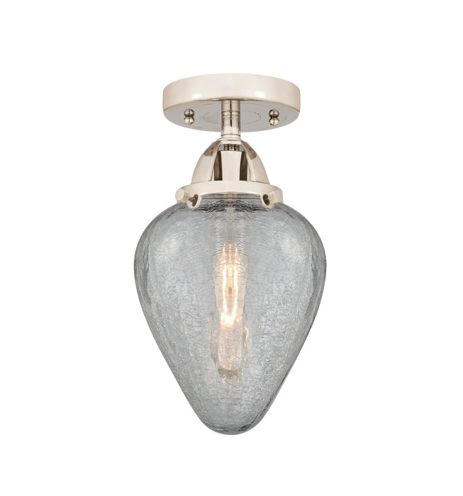 Innovations 288-1C-PN-G165 One Light Semi-Flush Mount, Polished Nickel