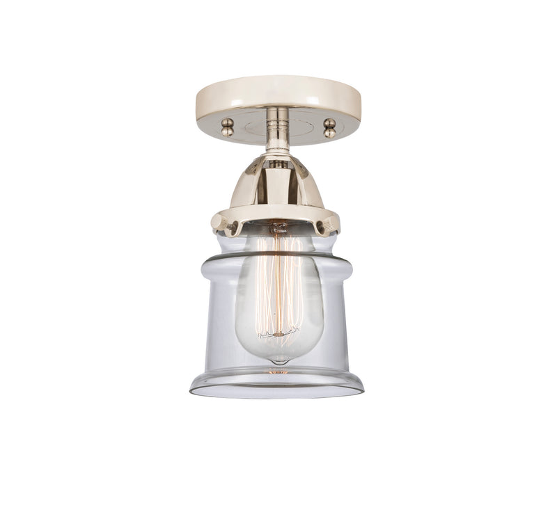 Innovations 288-1C-PN-G182S One Light Semi-Flush Mount, Polished Nickel
