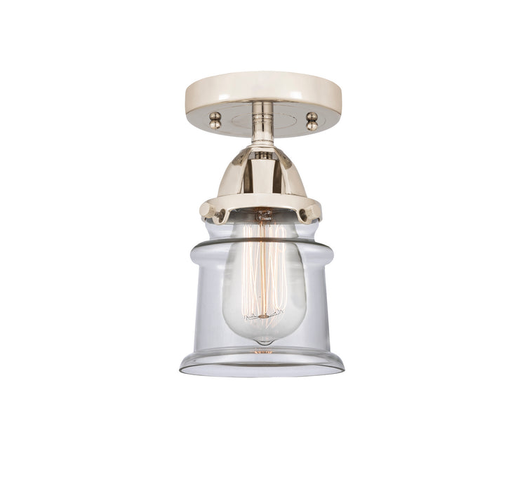 Innovations 288-1C-PN-G182S One Light Semi-Flush Mount, Polished Nickel