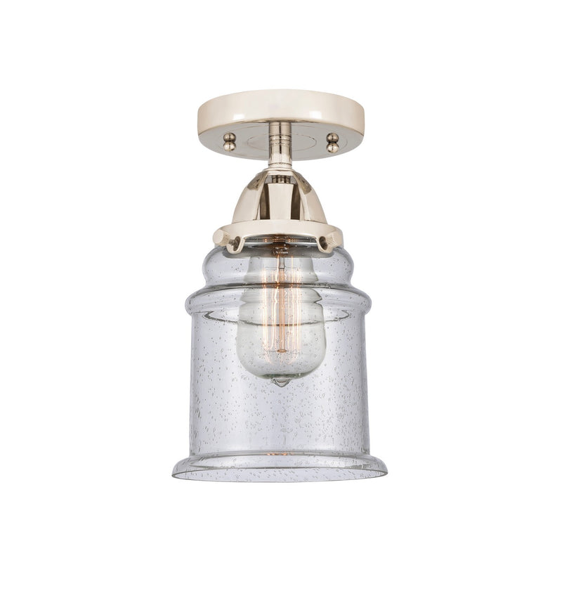 Innovations 288-1C-PN-G184-LED LED Semi-Flush Mount, Polished Nickel