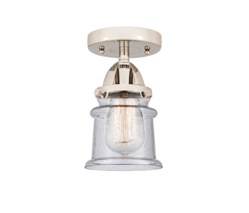 Innovations 288-1C-PN-G184S One Light Semi-Flush Mount, Polished Nickel