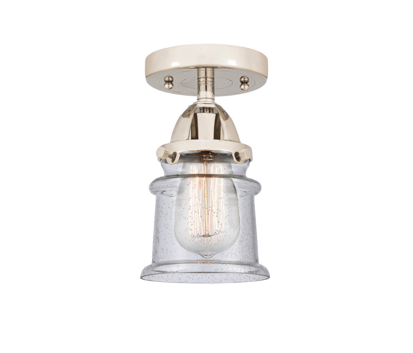 Innovations 288-1C-PN-G184S One Light Semi-Flush Mount, Polished Nickel