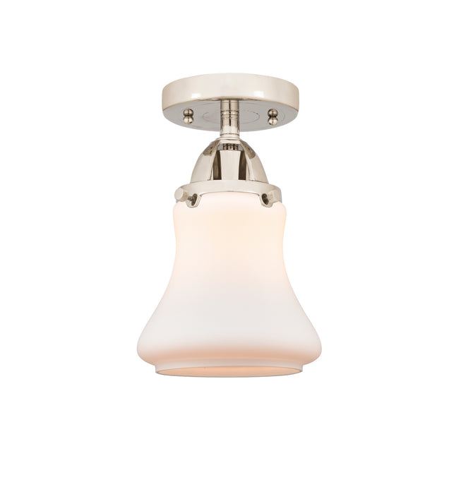 Innovations 288-1C-PN-G191 One Light Semi-Flush Mount, Polished Nickel