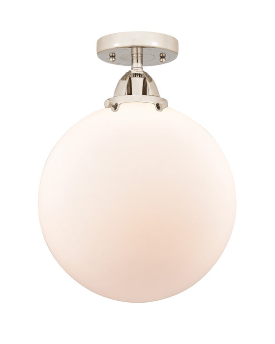 Innovations 288-1C-PN-G201-12-LED LED Semi-Flush Mount, Polished Nickel