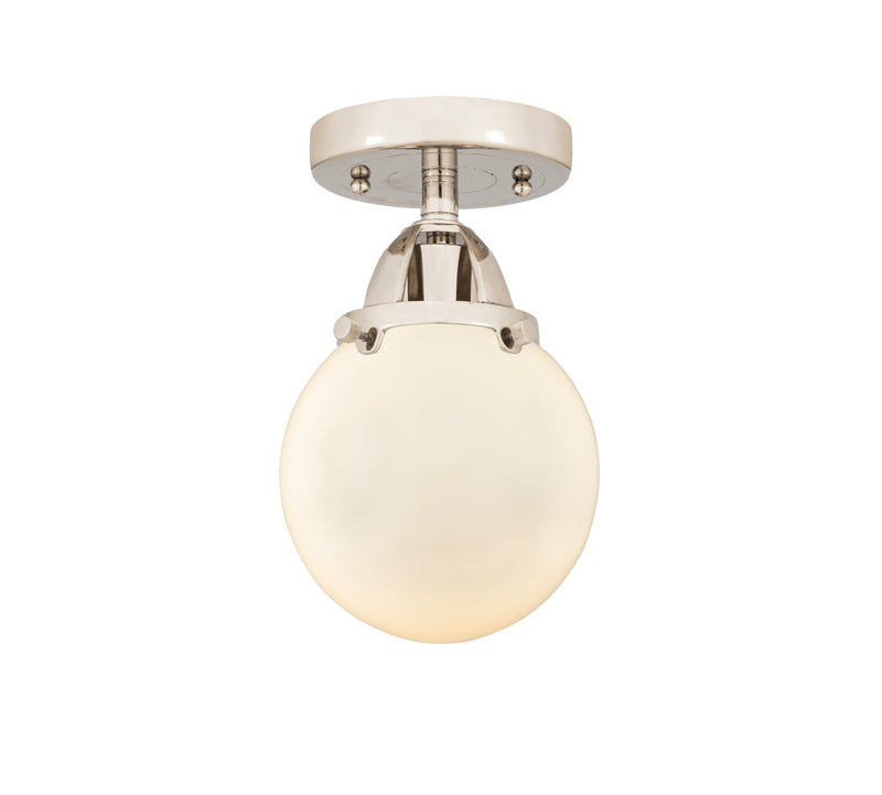 Innovations 288-1C-PN-G201-6 One Light Semi-Flush Mount, Polished Nickel