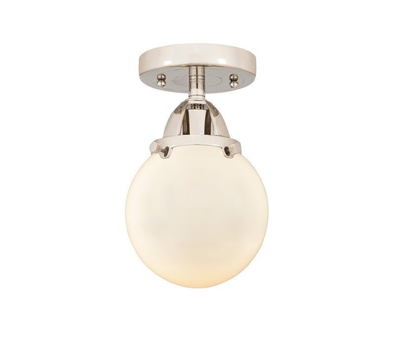 Innovations 288-1C-PN-G201-6-LED LED Semi-Flush Mount, Polished Nickel