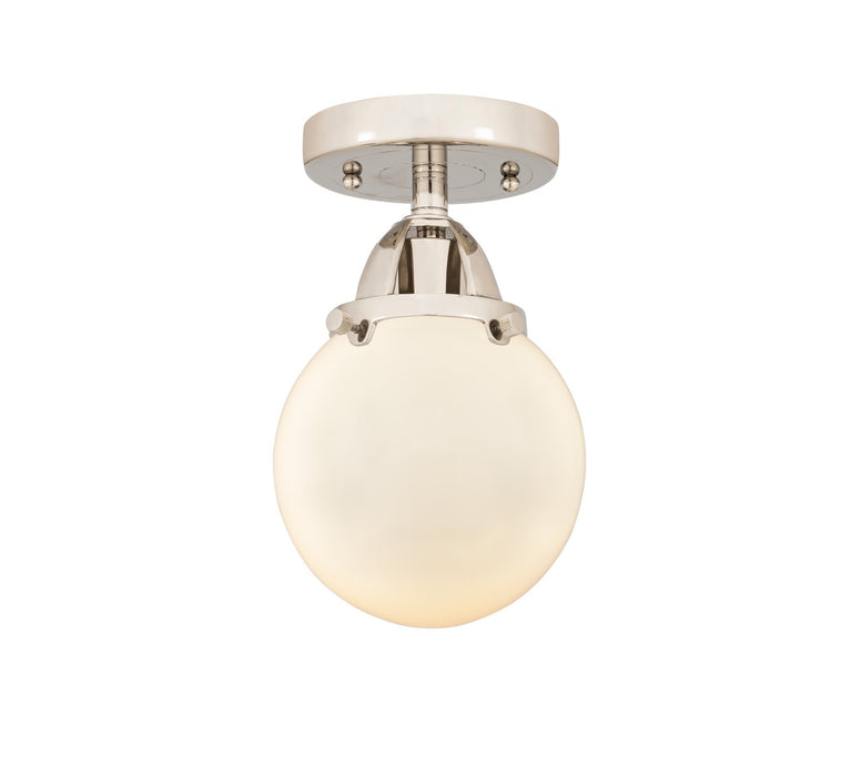 Innovations 288-1C-PN-G201-6-LED LED Semi-Flush Mount, Polished Nickel