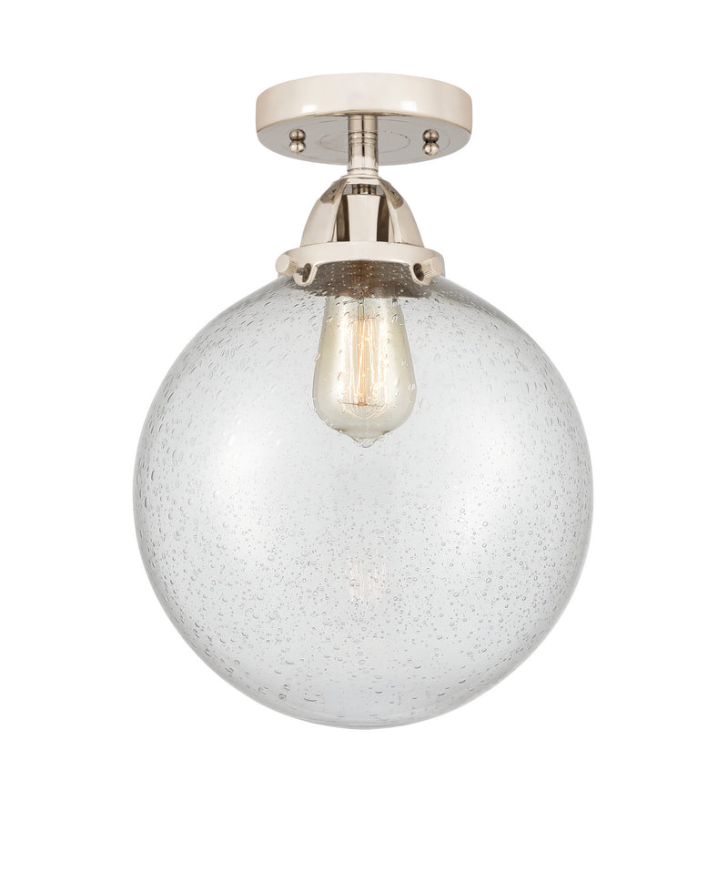Innovations 288-1C-PN-G204-10 One Light Semi-Flush Mount, Polished Nickel