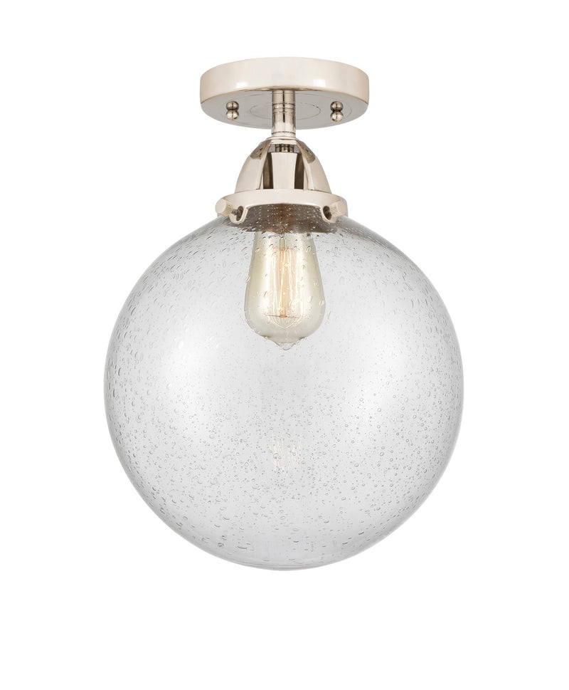Innovations 288-1C-PN-G204-10-LED LED Semi-Flush Mount, Polished Nickel