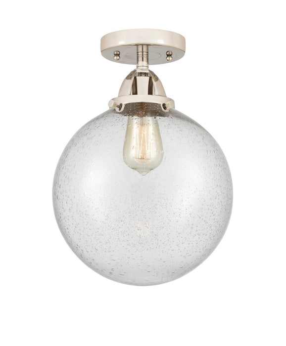 Innovations 288-1C-PN-G204-10-LED LED Semi-Flush Mount, Polished Nickel
