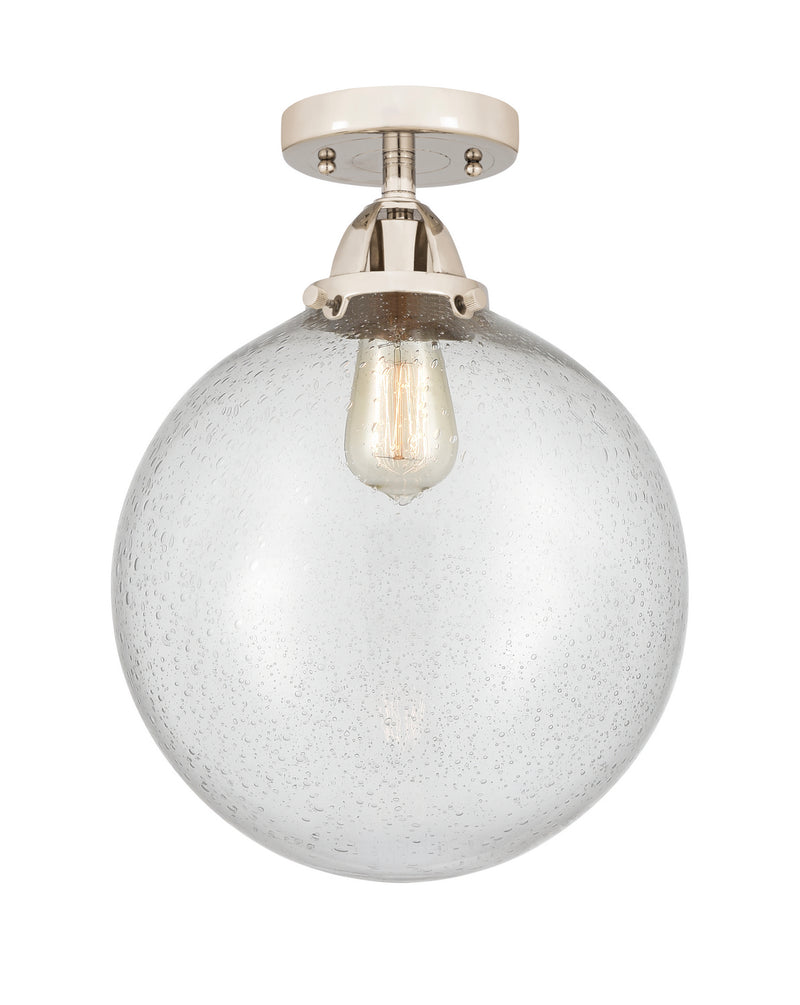 Innovations 288-1C-PN-G204-12 One Light Semi-Flush Mount, Polished Nickel