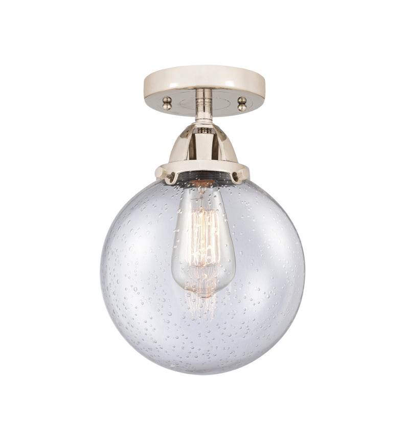 Innovations 288-1C-PN-G204-8 One Light Semi-Flush Mount, Polished Nickel
