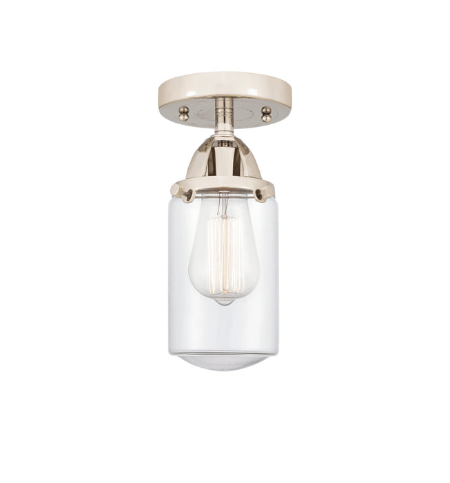 Innovations 288-1C-PN-G312 One Light Semi-Flush Mount, Polished Nickel