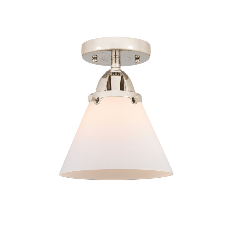 Innovations 288-1C-PN-G41 One Light Semi-Flush Mount, Polished Nickel