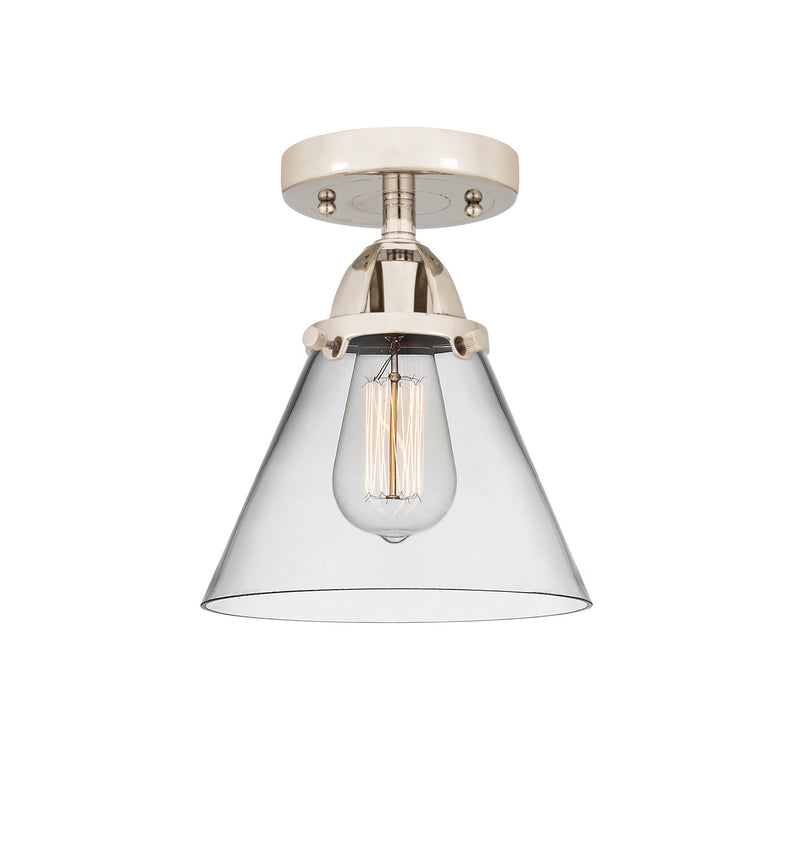 Innovations 288-1C-PN-G42 One Light Semi-Flush Mount, Polished Nickel