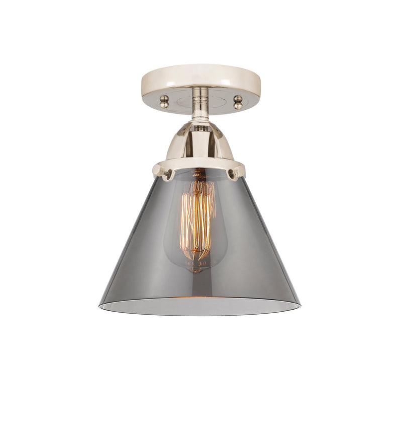 Innovations 288-1C-PN-G43 One Light Semi-Flush Mount, Polished Nickel