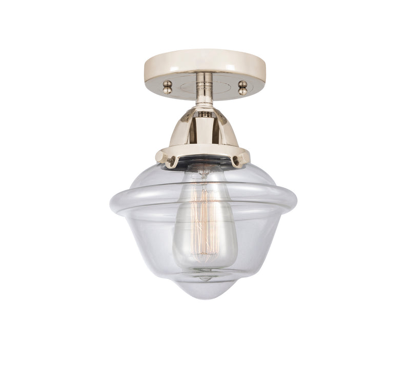 Innovations 288-1C-PN-G532 One Light Semi-Flush Mount, Polished Nickel