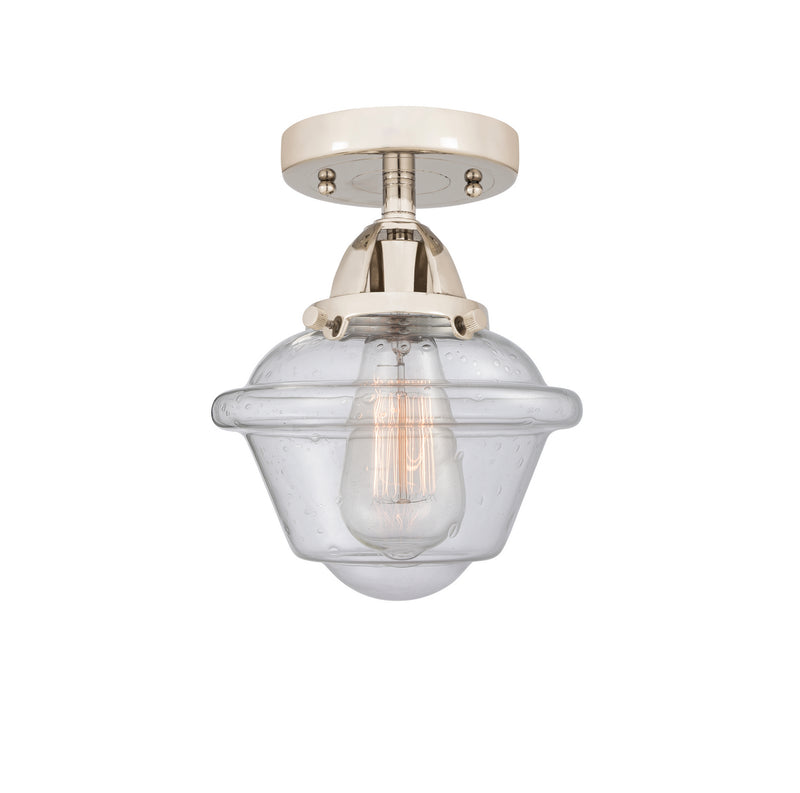 Innovations 288-1C-PN-G534 One Light Semi-Flush Mount, Polished Nickel