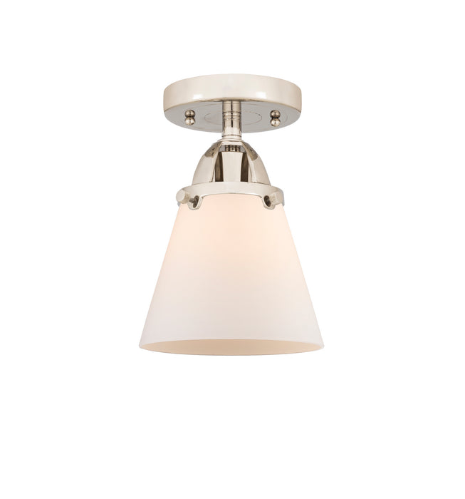 Innovations 288-1C-PN-G61 One Light Semi-Flush Mount, Polished Nickel