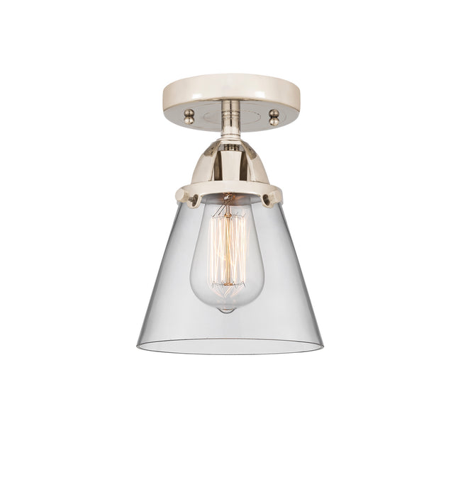 Innovations 288-1C-PN-G62 One Light Semi-Flush Mount, Polished Nickel