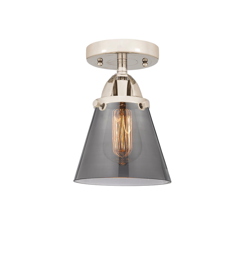 Innovations 288-1C-PN-G63 One Light Semi-Flush Mount, Polished Nickel