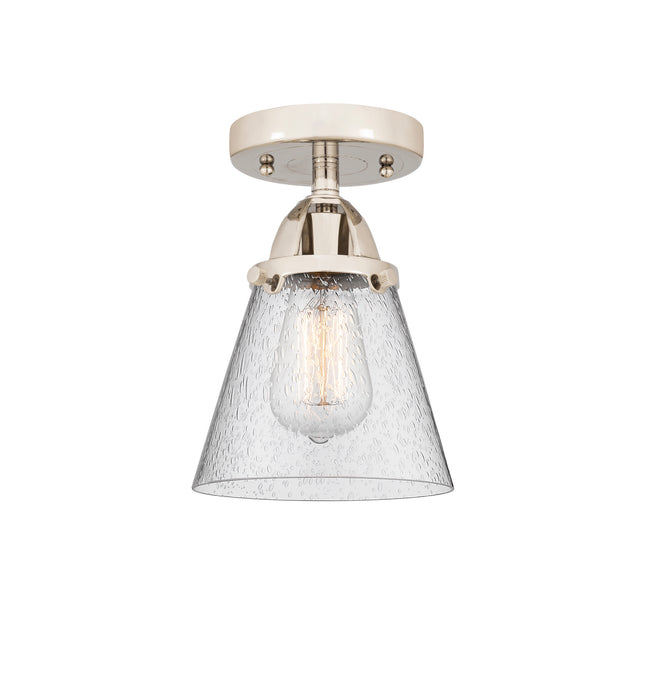 Innovations 288-1C-PN-G64 One Light Semi-Flush Mount, Polished Nickel