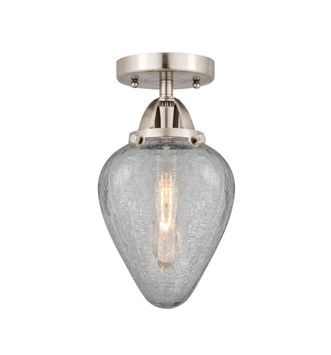 Innovations 288-1C-SN-G165 One Light Semi-Flush Mount, Brushed Satin Nickel