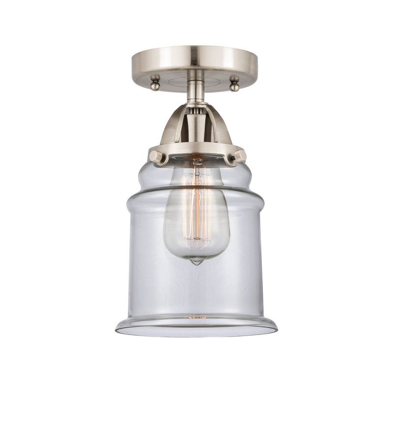 Innovations 288-1C-SN-G182 One Light Semi-Flush Mount, Brushed Satin Nickel