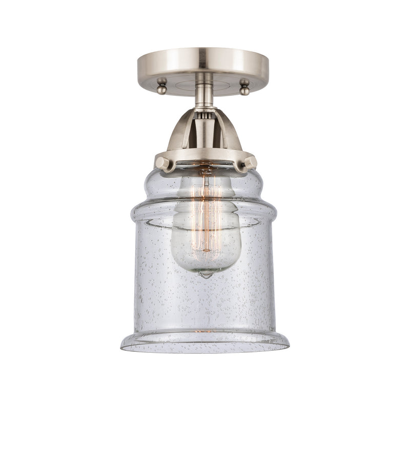 Innovations 288-1C-SN-G184 One Light Semi-Flush Mount, Brushed Satin Nickel