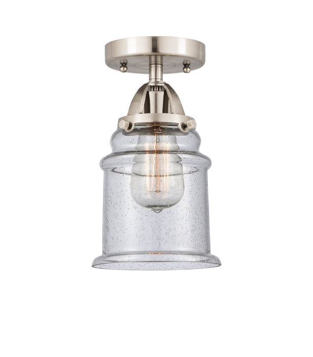 Innovations 288-1C-SN-G184 One Light Semi-Flush Mount, Brushed Satin Nickel