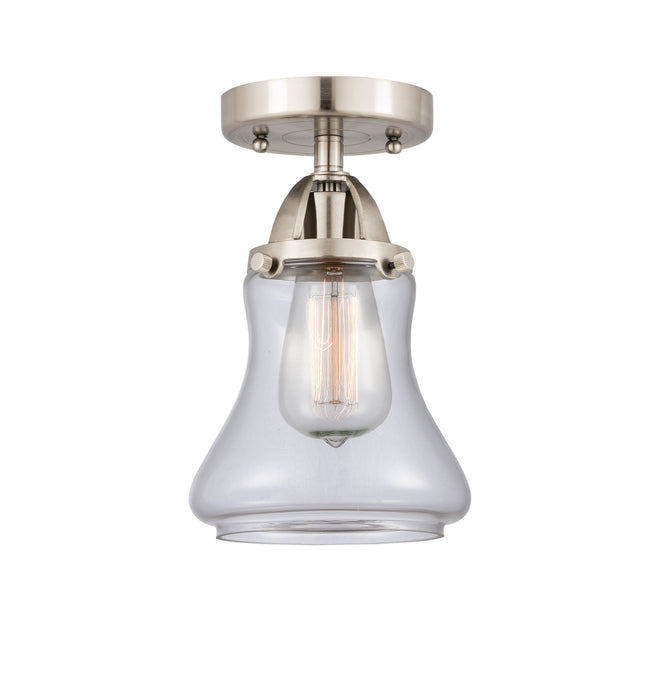 Innovations 288-1C-SN-G192 One Light Semi-Flush Mount, Brushed Satin Nickel