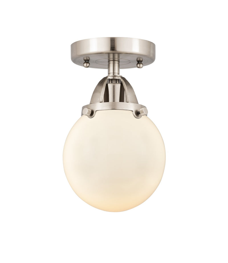 Innovations 288-1C-SN-G201-6-LED LED Semi-Flush Mount, Brushed Satin Nickel